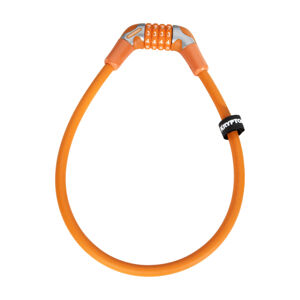 KRYPTONITE zámok na bicykel - KRYPTOFLEX 1265 - oranžová