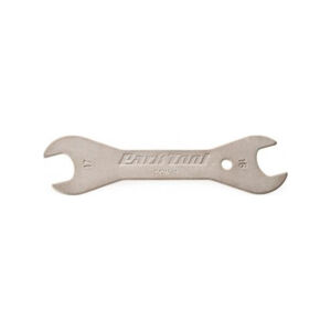 PARK TOOL kónusový kľúč - CONE WRENCH 17/18 mm PT-DCW-3C - strieborná