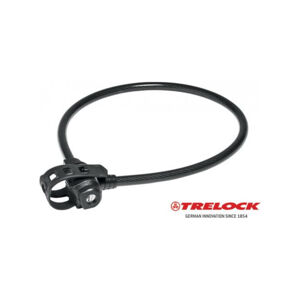 TRELOCK zámok na bicykel - KS 222/75/12 + HOLDER FIXXGO  - čierna