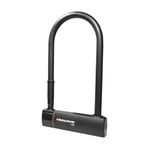 TRELOCK zámok na bicykel - LOCK U6 + HOLDER ZB 401 - čierna