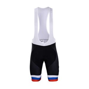 BONAVELO Cyklistické nohavice krátke s trakmi - BORA UCI 2019 - čierna 4XL