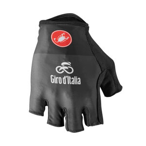 CASTELLI Cyklistické rukavice krátkoprsté - GIRO D'ITALIA - čierna XL