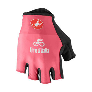 CASTELLI Cyklistické rukavice krátkoprsté - GIRO D'ITALIA - ružová