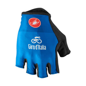 CASTELLI Cyklistické rukavice krátkoprsté - GIRO D'ITALIA - modrá L