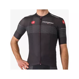 CASTELLI Cyklistický dres s krátkym rukávom - GIRO107 CLASSIFICATION - čierna 2XL