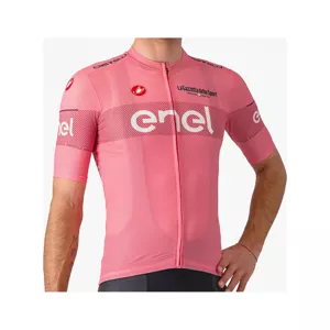 CASTELLI Cyklistický dres s krátkym rukávom - GIRO107 CLASSIFICATION - ružová XL