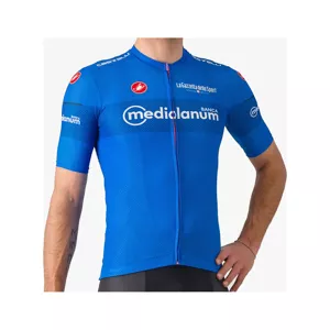 CASTELLI Cyklistický dres s krátkym rukávom - GIRO107 CLASSIFICATION - modrá XL