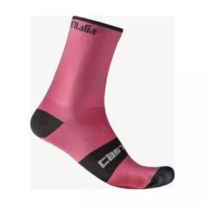 CASTELLI Cyklistické ponožky klasické - GIRO107 18 - ružová