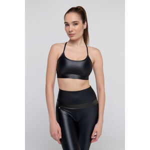 ATHLEEYA Cyklistická podprsenka - FASHION SHINE - čierna XS