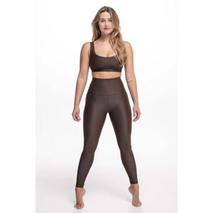 ATHLEEYA legíny - ESSENTIAL MATTE - hnedá