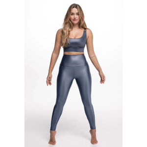 ATHLEEYA legíny - ESSENTIAL SHINE - modrá