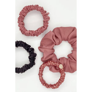 ATHLEEYA gumičky do vlasov - SCRUNCHIE SET - bronzová UNI