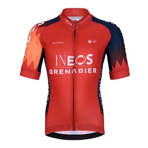 BONAVELO Cyklistický dres s dlhým rukávom zimný - INEOS 2024 WINTER - modrá/červená L