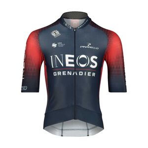 BIORACER Cyklistický dres s krátkym rukávom - INEOS GRENADIERS '22 - červená/modrá L