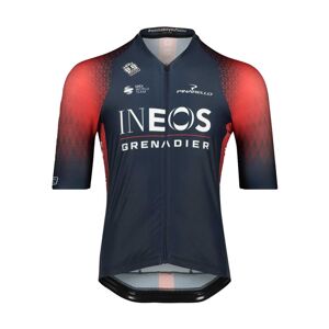BIORACER Cyklistický dres s krátkym rukávom - INEOS GRENADIERS '22 - modrá/červená XL