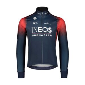 BIORACER Cyklistická vetruodolná bunda - INEOS GRENADIERS '22 - modrá/červená