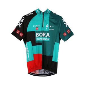 LE COL Cyklistický dres s krátkym rukávom - BORA HANSGROHE 2022 - šedá/zelená 6-7Y