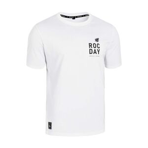 ROCDAY Cyklistické tričko s krátkym rukávom - PINE - biela