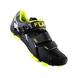 FLR Cyklistické tretry - F65 MTB - čierna/žltá