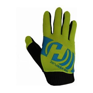 HAVEN Cyklistické rukavice dlhoprsté - PURE - modrá/zelená