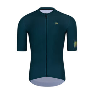 HOLOKOLO Cyklistický dres s krátkym rukávom - VICTORIOUS GOLD ELITE - tyrkysová M