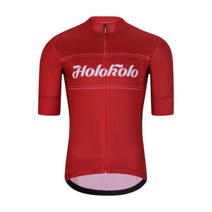 HOLOKOLO Cyklistický dres s krátkym rukávom - GEAR UP - červená