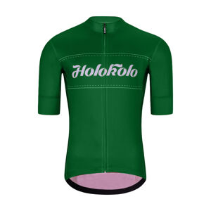 HOLOKOLO Cyklistický dres s krátkym rukávom - GEAR UP - zelená S