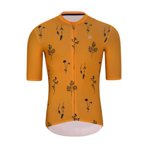HOLOKOLO Cyklistický dres s krátkym rukávom - METTLE - oranžová 2XL