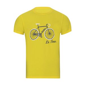 NU. BY HOLOKOLO Cyklistické tričko s krátkym rukávom - LE TOUR LEMON II. - žltá M