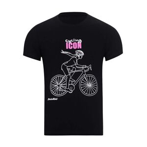 NU. BY HOLOKOLO Cyklistické tričko s krátkym rukávom - ICON LADY  - čierna
