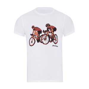 NU. BY HOLOKOLO Cyklistické tričko s krátkym rukávom - JUST US - biela 2XL