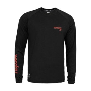 ROCDAY Cyklistický dres s dlhým rukávom letný - EVO RACE - červená/čierna S
