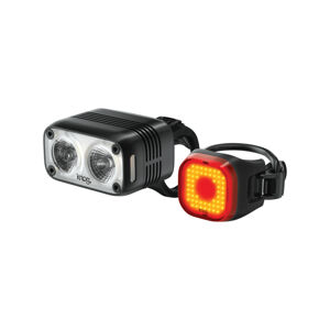 KNOG set svetiel - BLINDER ROAD 600 & MINI REAR - čierna