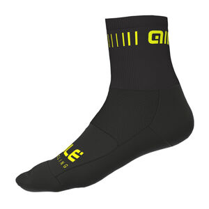 ALÉ Cyklistické ponožky klasické - STRADA Q-SKIN  - žltá/čierna S
