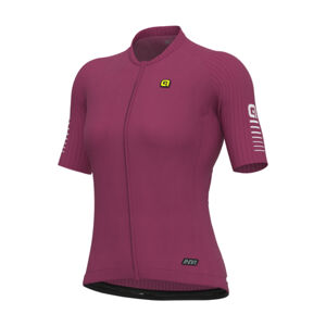 ALÉ Cyklistický dres s krátkym rukávom - R-EV1  SILVER COOLING LADY - ružová L
