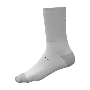 ALÉ Cyklistické ponožky klasické - ACCESSORI BIOCERAMIC - biela/čierna 44-47
