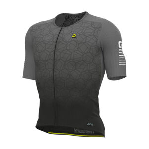 ALÉ Cyklistický dres s krátkym rukávom - R-EV1  VELOCITY - šedá XL