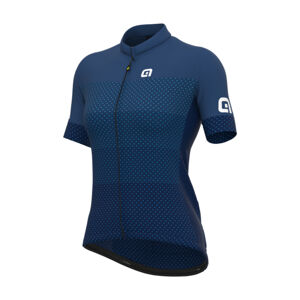 ALÉ Cyklistický dres s krátkym rukávom - SOLID LEVEL LADY - modrá S