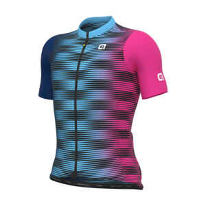 ALÉ Cyklistický dres s krátkym rukávom - DINAMICA PRAGMA - modrá XL