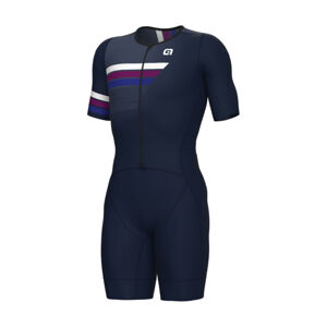 ALÉ Cyklistická kombinéza - TRIGGER TRIATHLON - modrá L