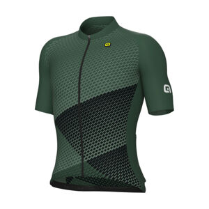 ALÉ Cyklistický dres s krátkym rukávom - WEB PR-E - zelená 2XL