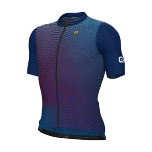 ALÉ Cyklistický dres s krátkym rukávom - ONDA PR-E - modrá XL