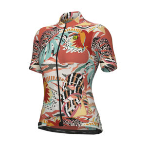 ALÉ Cyklistický dres s krátkym rukávom - RIO PR-E - oranžová XS