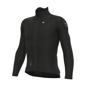 ALÉ Cyklistický dres s dlhým rukávom zimný - DEFENCE R-EV1 - čierna XL
