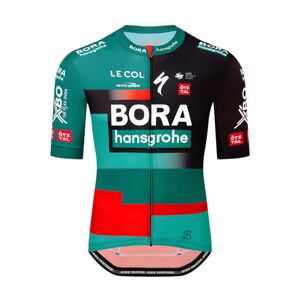 LE COL Cyklistický dres s krátkym rukávom - BORA HANSGROHE 2023 SPORT REPLICA - červená/čierna/zelená