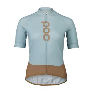 POC Cyklistický dres s krátkym rukávom - ESSENTIAL ROAD  - modrá/hnedá XS