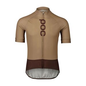 POC Cyklistický dres s krátkym rukávom - ESSENTIAL ROAD - hnedá L
