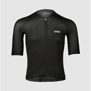 POC Cyklistický dres s krátkym rukávom - PRISTINE - čierna XL