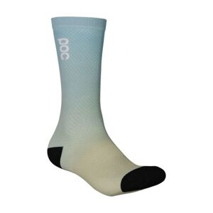 POC Cyklistické ponožky klasické - ESSENTIAL PRINT - svetlo modrá M