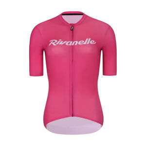 RIVANELLE BY HOLOKOLO Cyklistický dres s krátkym rukávom - GEAR LADY - ružová M